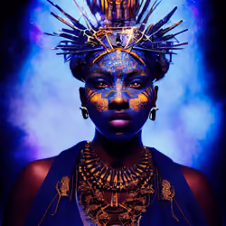 Blue Tribal #6