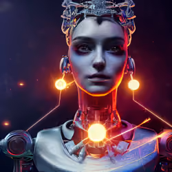 Glow Spark Robot #28