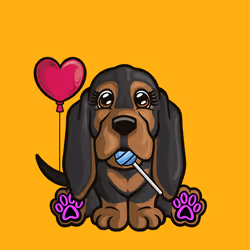 Black and Tan Coonhound 1001