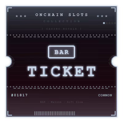 Onchain Slots Ticket