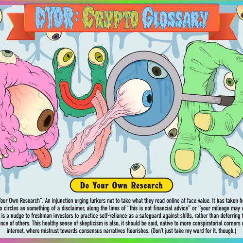 Dyor Crypto Glossary Open Edition By Moxarra