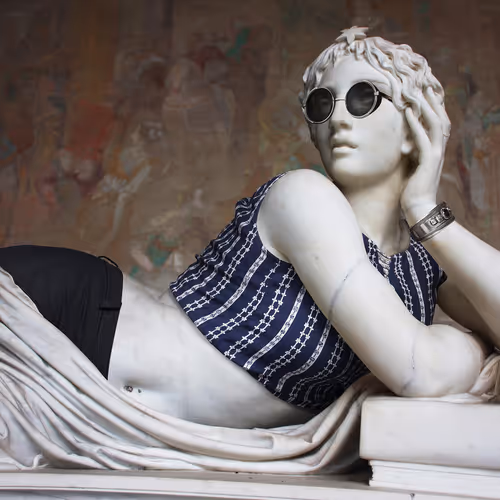 Hipsters In Stone By Leo Caillard