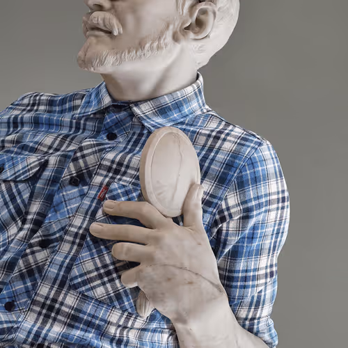 Hipsters In Stone By Leo Caillard