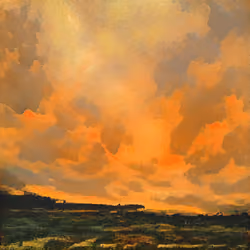 gold skies