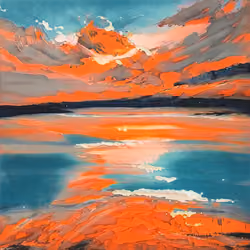 tangerine skies