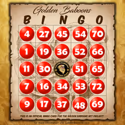 Bingo Card #7990