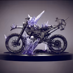 Purple Crystal Bike
