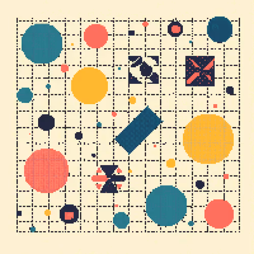 Pixel Art Blocks By Teresa Muller