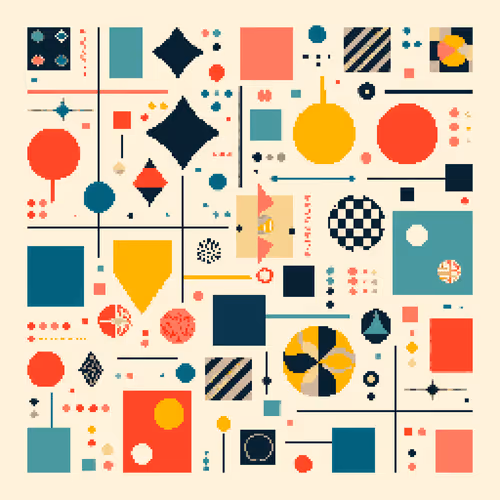 Pixel Art Blocks By Teresa Muller
