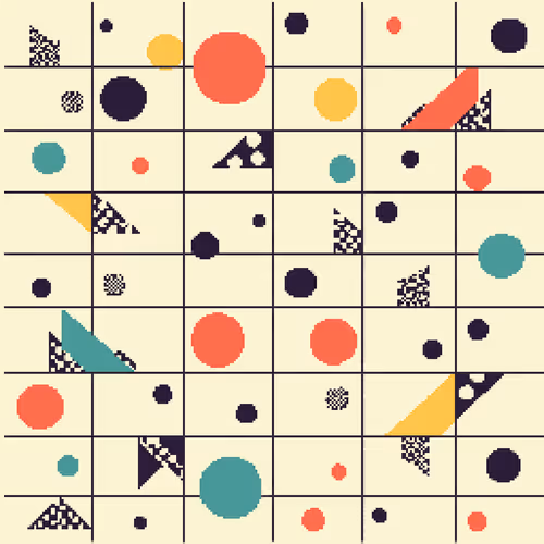 Pixel Art Blocks By Teresa Muller