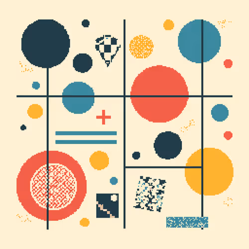 Pixel Art Blocks By Teresa Muller
