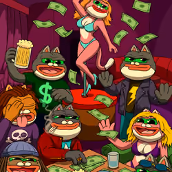 Pepecat’s Wild Night 🪩