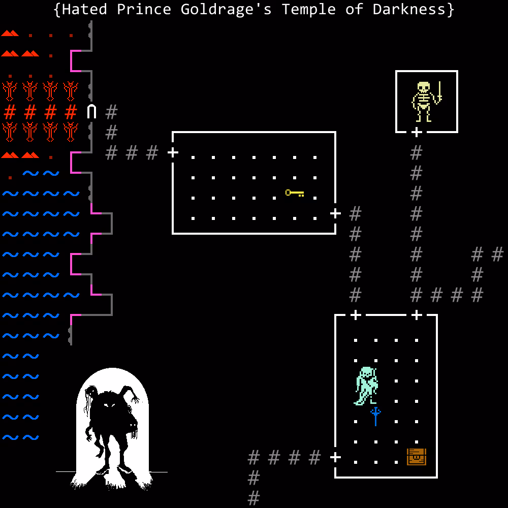 Hated Prince Goldrage's Temple of Darkness 