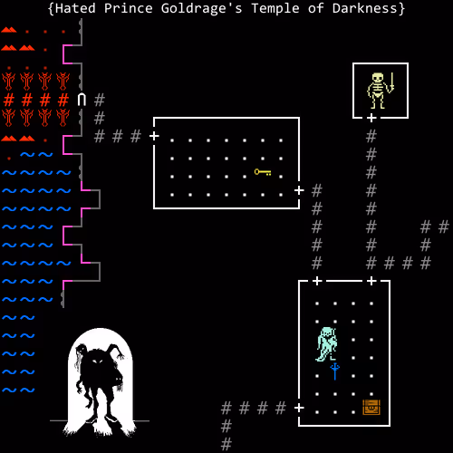 Hated Prince Goldrage's Temple of Darkness