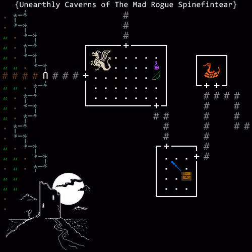 Unearthly Caverns of The Mad Rogue Spinefintear 