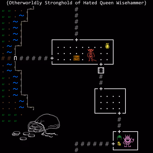Otherworldly Stronghold of Hated Queen Wisehammer 