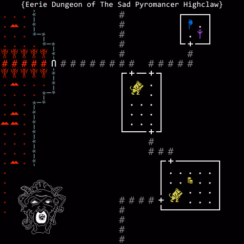Eerie Dungeon of The Sad Pyromancer Highclaw 