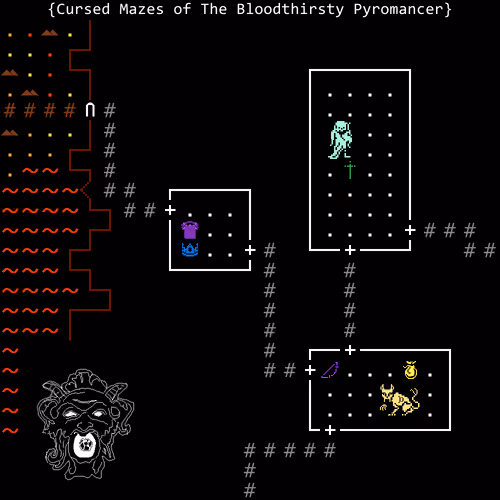 Cursed Mazes of The Bloodthirsty Pyromancer 