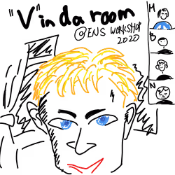 “V” in da room