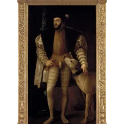 Emperor Charles V with a Dog, 1533 #38/40