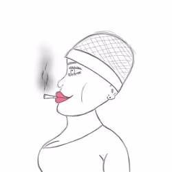 Smoking Woman #10