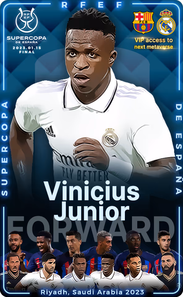 2022-23 SuperCup Of Real Madrid Vinícius Júnior