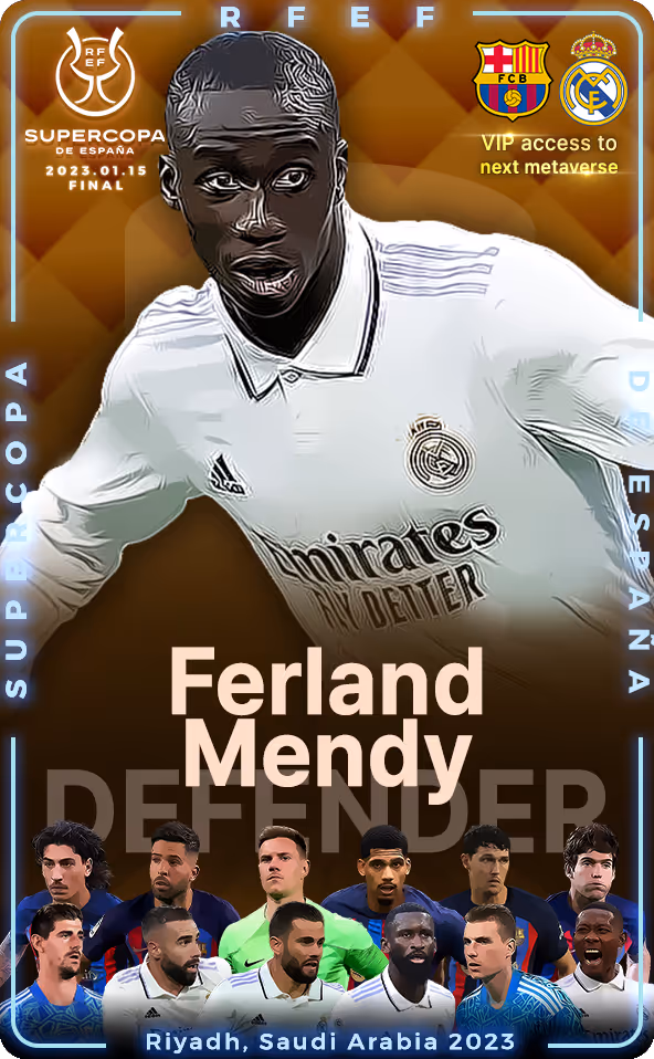 2022-23 SuperCup Of Real Madrid Ferland Mendy