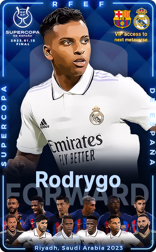 2022-23 SuperCup Of Real Madrid Rodrygo