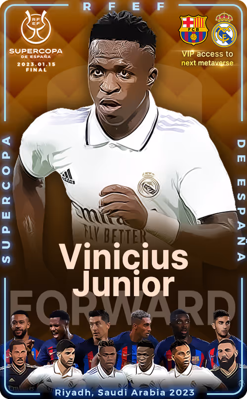 2022-23 SuperCup Of Real Madrid Vinícius Júnior