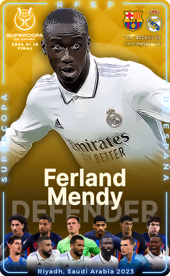 2022-23 SuperCup Of Real Madrid Ferland Mendy