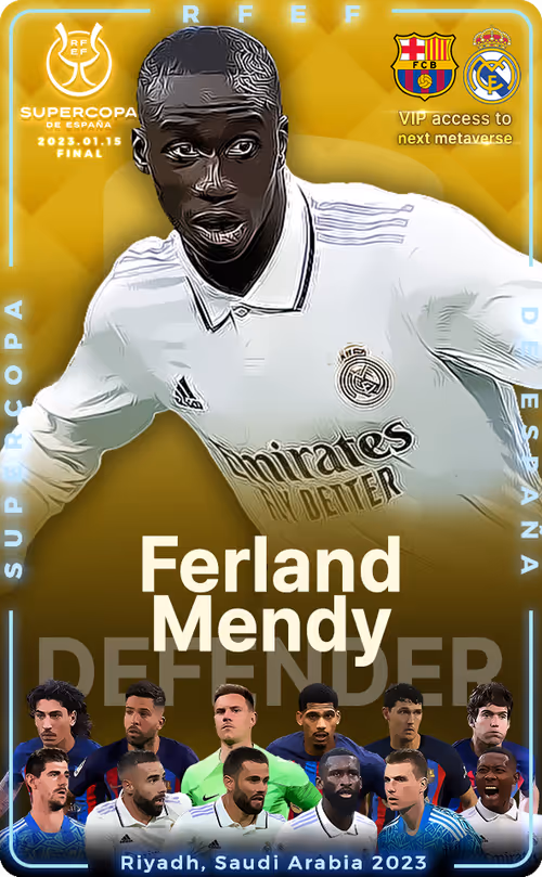 2022-23 SuperCup Of Real Madrid Ferland Mendy