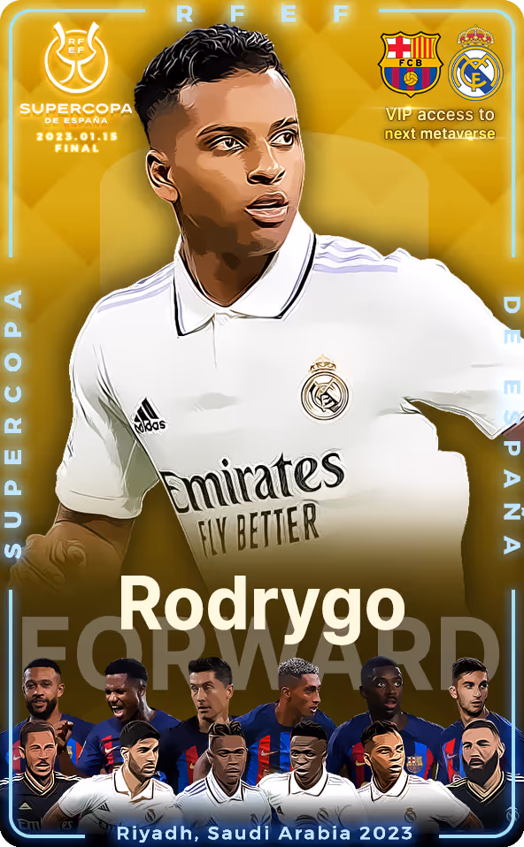 2022-23 SuperCup Of Real Madrid Rodrygo