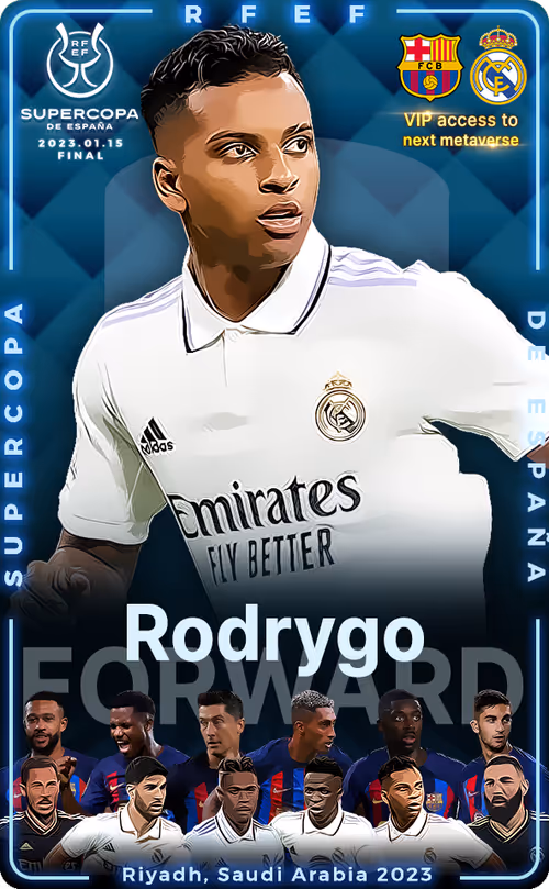 2022-23 SuperCup Of Real Madrid Rodrygo