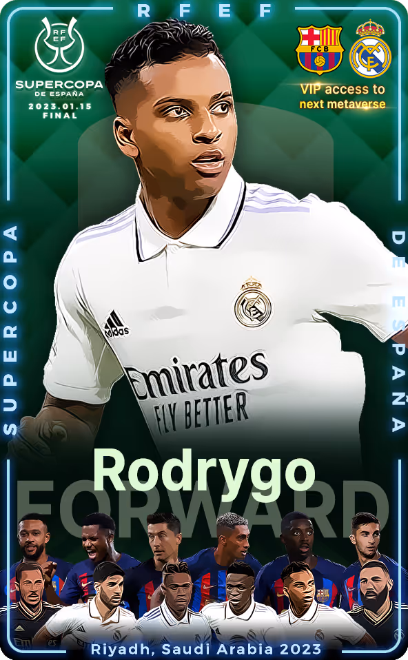 2022-23 SuperCup Of Real Madrid Rodrygo