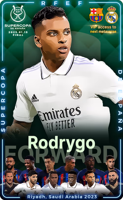 2022-23 SuperCup Of Real Madrid Rodrygo