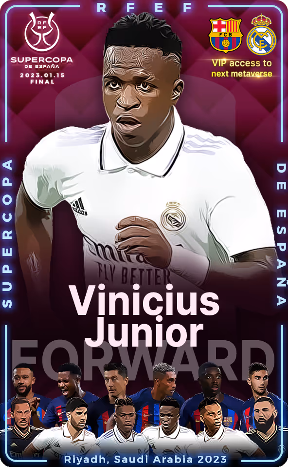 2022-23 SuperCup Of Real Madrid Vinícius Júnior