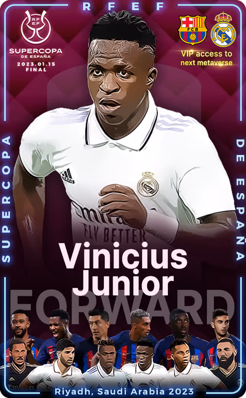 2022-23 SuperCup Of Real Madrid Vinícius Júnior