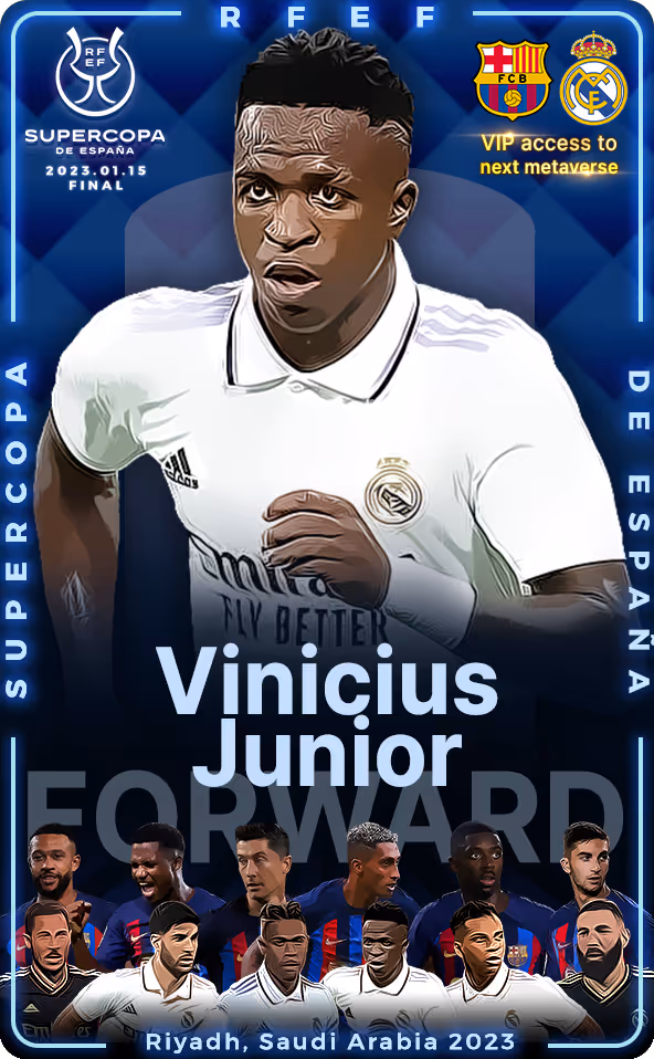 2022-23 SuperCup Of Real Madrid Vinícius Júnior