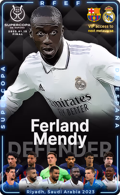 2022-23 SuperCup Of Real Madrid Ferland Mendy