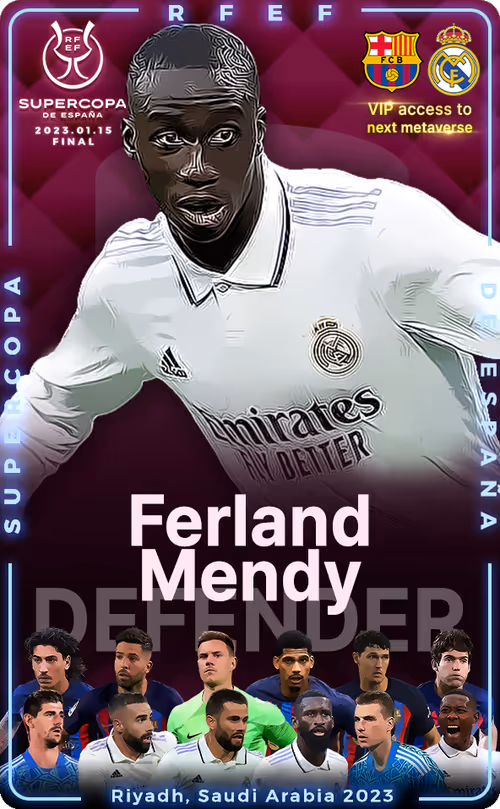 2022-23 SuperCup Of Real Madrid Ferland Mendy