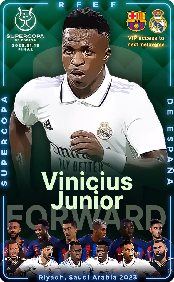 2022-23 SuperCup Of Real Madrid Vinícius Júnior
