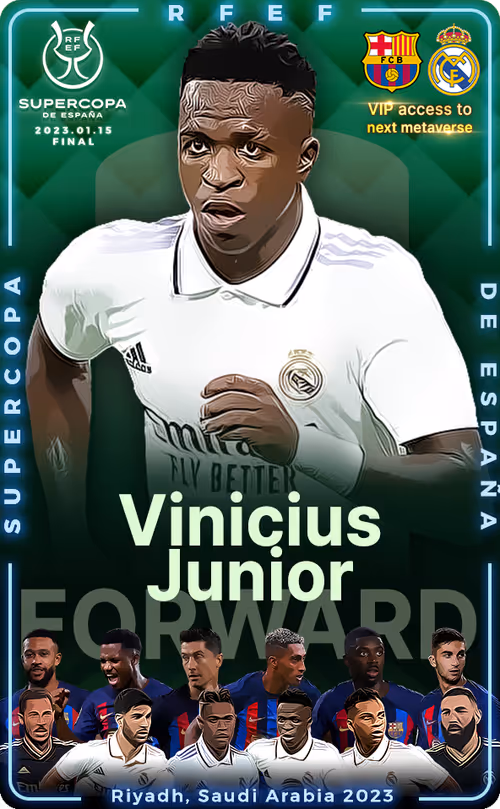 2022-23 SuperCup Of Real Madrid Vinícius Júnior