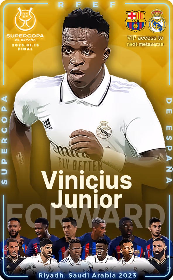 2022-23 SuperCup Of Real Madrid Vinícius Júnior