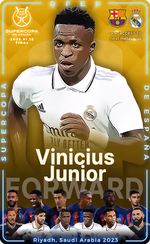 2022-23 SuperCup Of Real Madrid Vinícius Júnior
