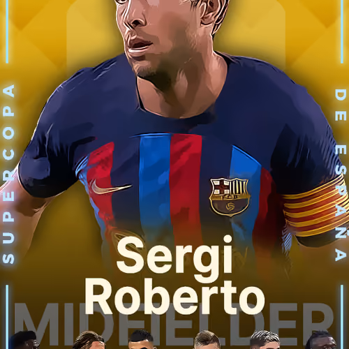 2022-23 SuperCup Of FC Barcelona Sergi Roberto