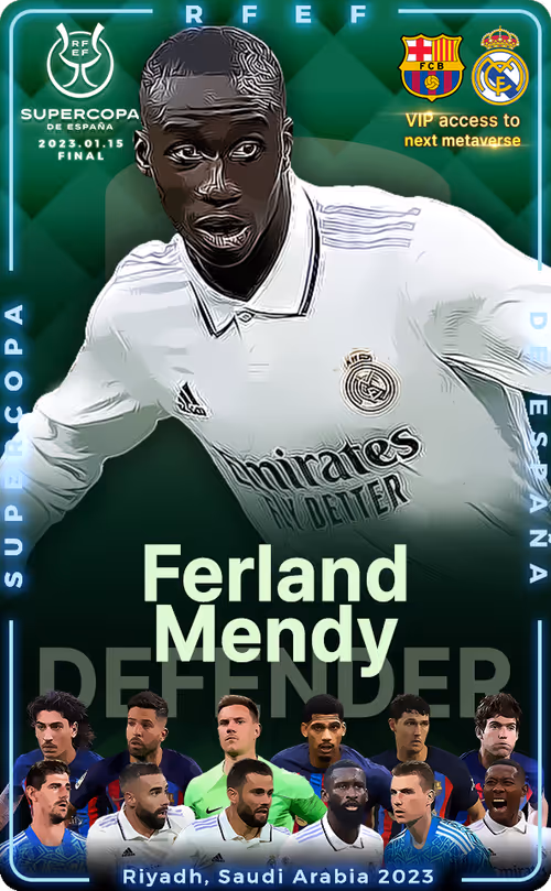 2022-23 SuperCup Of Real Madrid Ferland Mendy