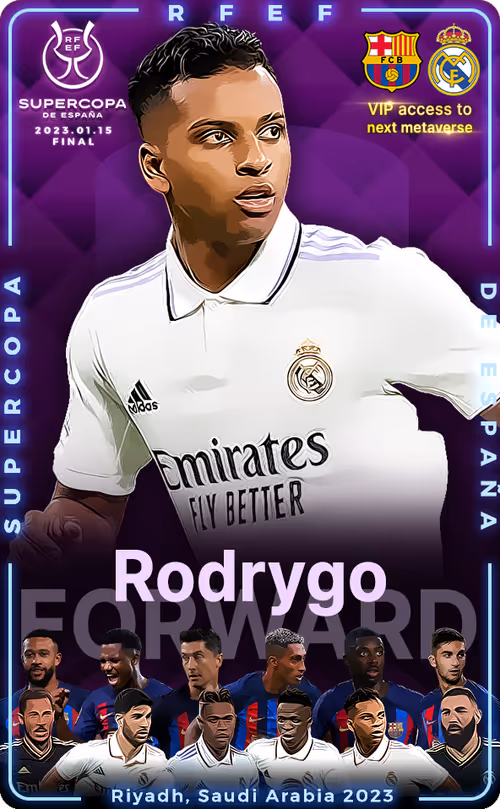 2022-23 SuperCup Of Real Madrid Rodrygo