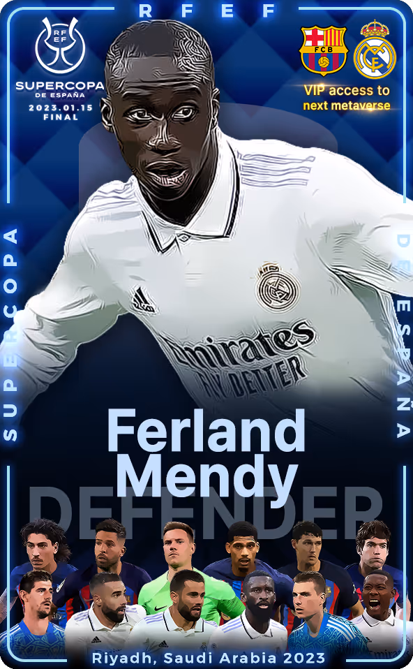 2022-23 SuperCup Of Real Madrid Ferland Mendy