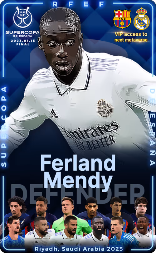 2022-23 SuperCup Of Real Madrid Ferland Mendy