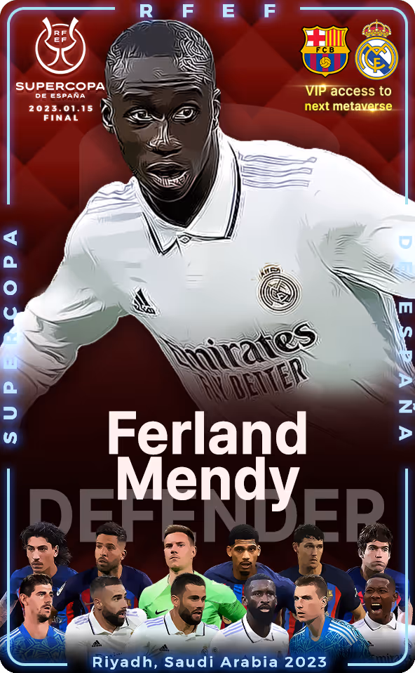 2022-23 SuperCup Of Real Madrid Ferland Mendy